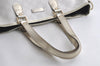 Authentic GUCCI Vintage Shoulder Tote Bag GG PVC Enamel 189896 White 6292I