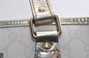 Authentic GUCCI Vintage Shoulder Tote Bag GG PVC Enamel 189896 White 6292I