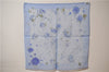 Authentic HERMES Petit Carre 40 Scarf Handkerchief "LA ROSEE" Silk Blue 6293F