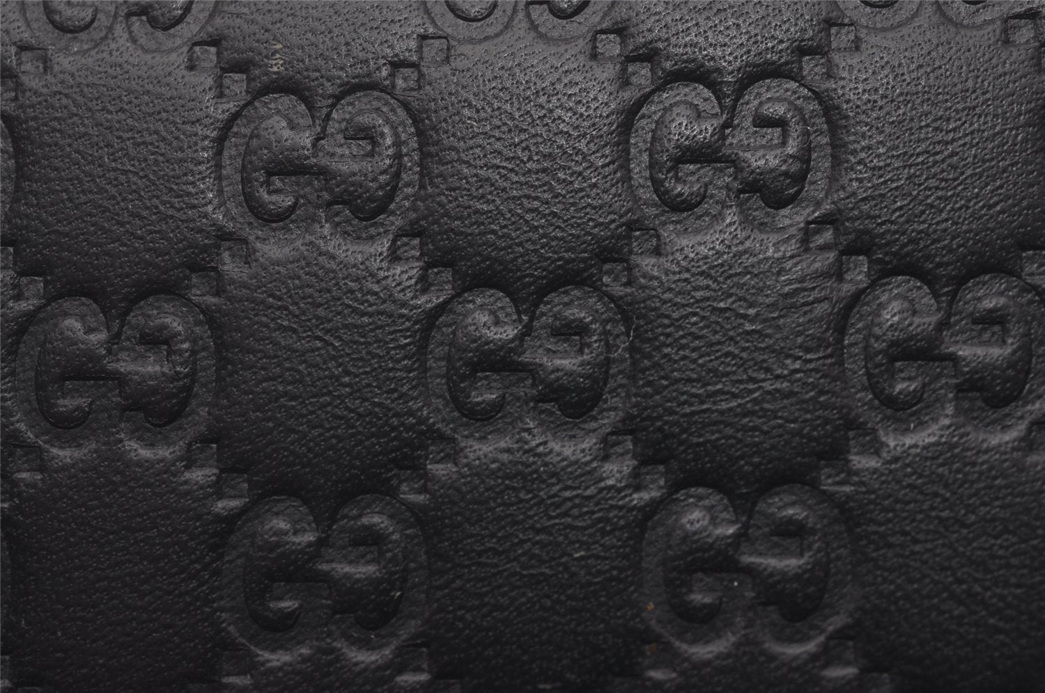 Authentic GUCCI Micro Guccissima 6 Key Case Holder Leather 150402 Navy 6293I