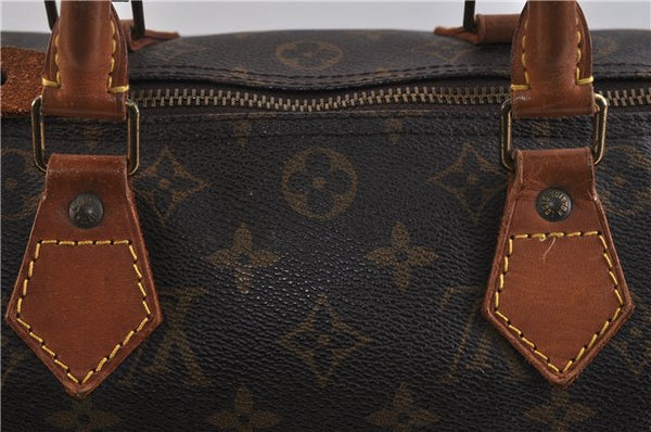 Authentic LOUIS VUITTON Monogram Speedy 30 Hand Bag M41526 LV 6295C