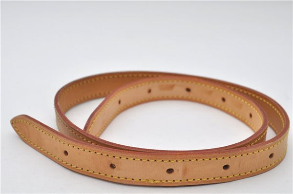 Authentic Louis Vuitton Leather Shoulder Strap For Bucket GM 31.9" Beige 6295E