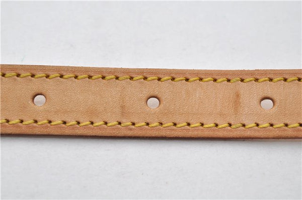 Authentic Louis Vuitton Leather Shoulder Strap For Bucket GM 31.9" Beige 6295E