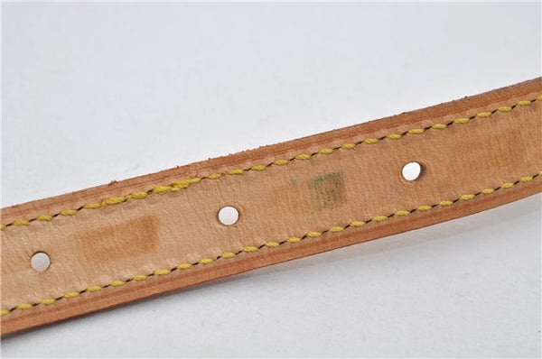 Authentic Louis Vuitton Leather Shoulder Strap For Bucket GM 31.9" Beige 6295E