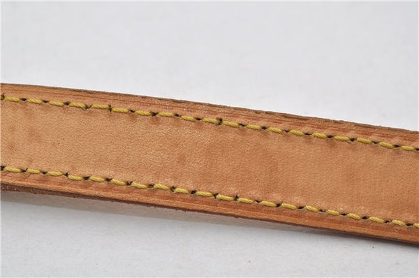 Authentic Louis Vuitton Leather Shoulder Strap For Bucket GM 31.9" Beige 6295E