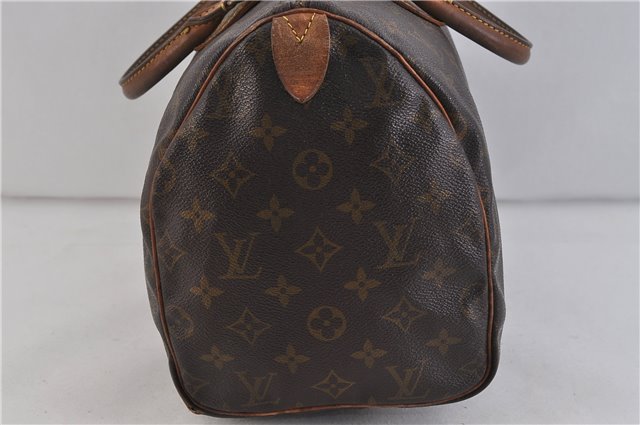 Authentic LOUIS VUITTON Monogram Speedy 30 Hand Bag Purse M41526 LV 6296C
