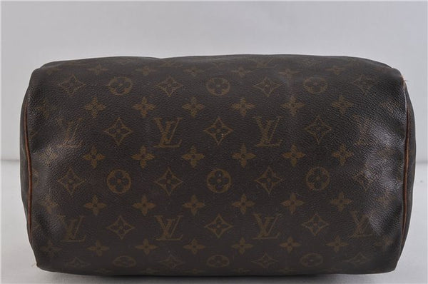 Authentic LOUIS VUITTON Monogram Speedy 30 Hand Bag Purse M41526 LV 6296C