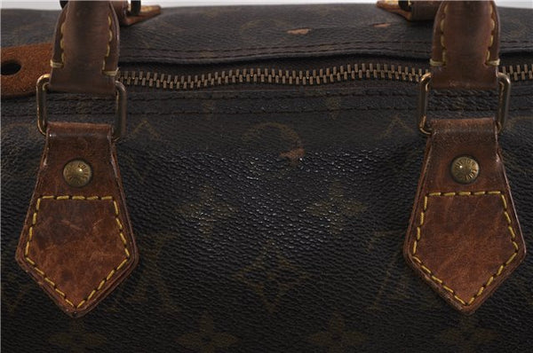 Authentic LOUIS VUITTON Monogram Speedy 30 Hand Bag Purse M41526 LV 6296C