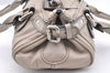 Authentic Chloe Mini Paddington Leather Hand Bag Purse Beige 6297I