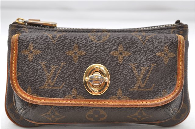 Authentic Louis Vuitton Monogram Pochette Tikal Pouch M60019 LV 6298D