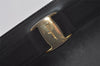 Authentic Salvatore Ferragamo Vara Leather Shoulder Tote Bag Black SF 6298I