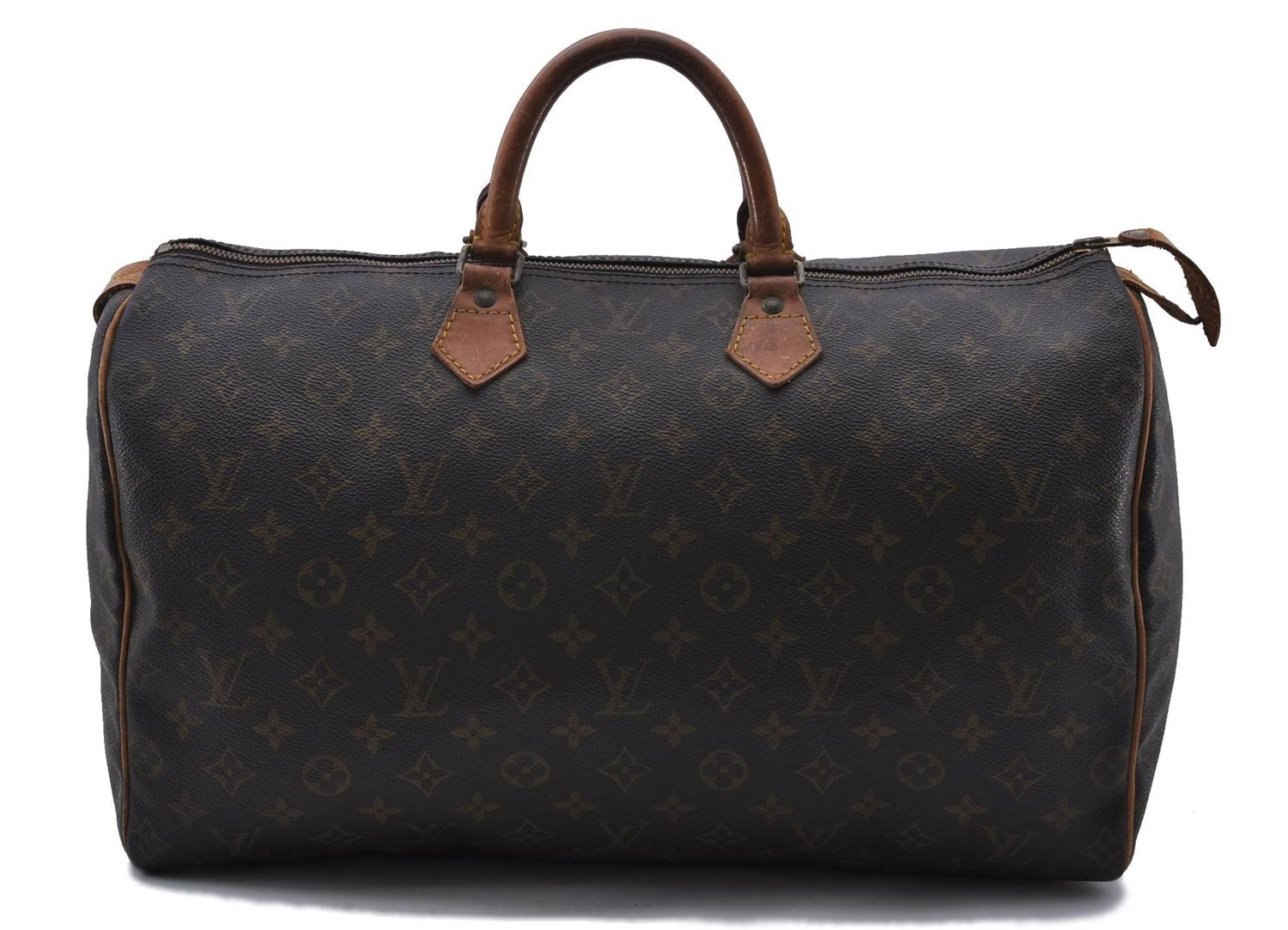 Authentic LOUIS VUITTON Monogram Speedy 40 Hand Bag M41522 LV 6301C