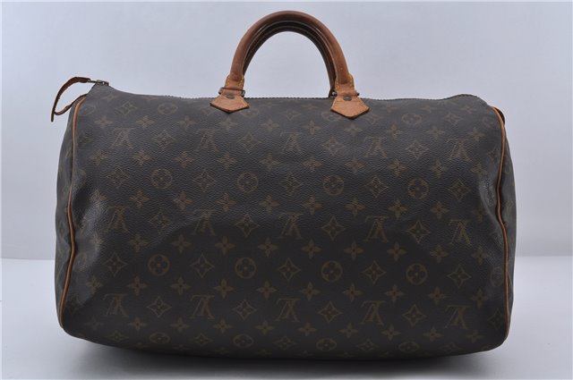 Authentic LOUIS VUITTON Monogram Speedy 40 Hand Bag M41522 LV 6301C