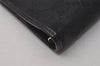 Authentic GUCCI Jackie Agenda Notebook Cover Purse GG Canvas Leather Black 6301I