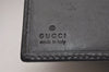 Authentic GUCCI Jackie Agenda Notebook Cover Purse GG Canvas Leather Black 6301I