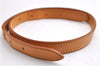 Authentic Louis Vuitton Leather Shoulder Strap For Bucket GM 31.9" Beige 6302E