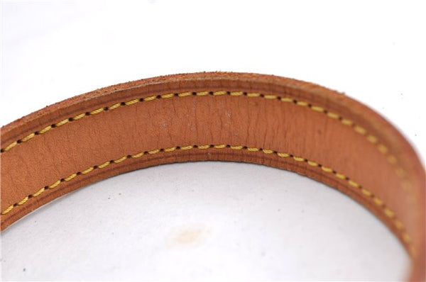 Authentic Louis Vuitton Leather Shoulder Strap For Bucket GM 31.9" Beige 6302E