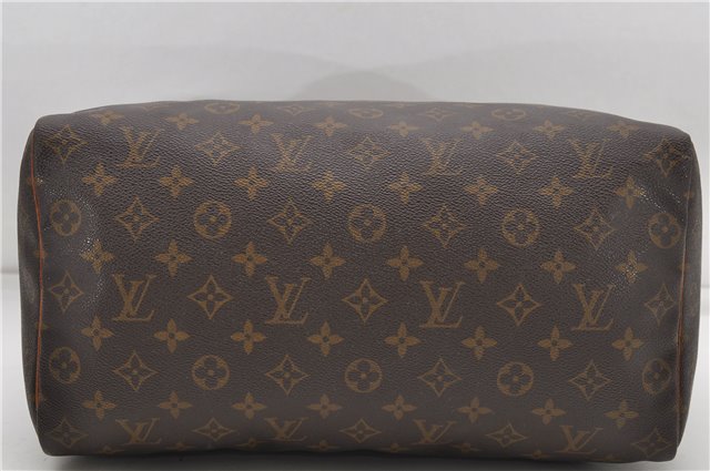 Authentic Louis Vuitton Monogram Speedy 35 Hand Boston Bag M41524 LV 6303D