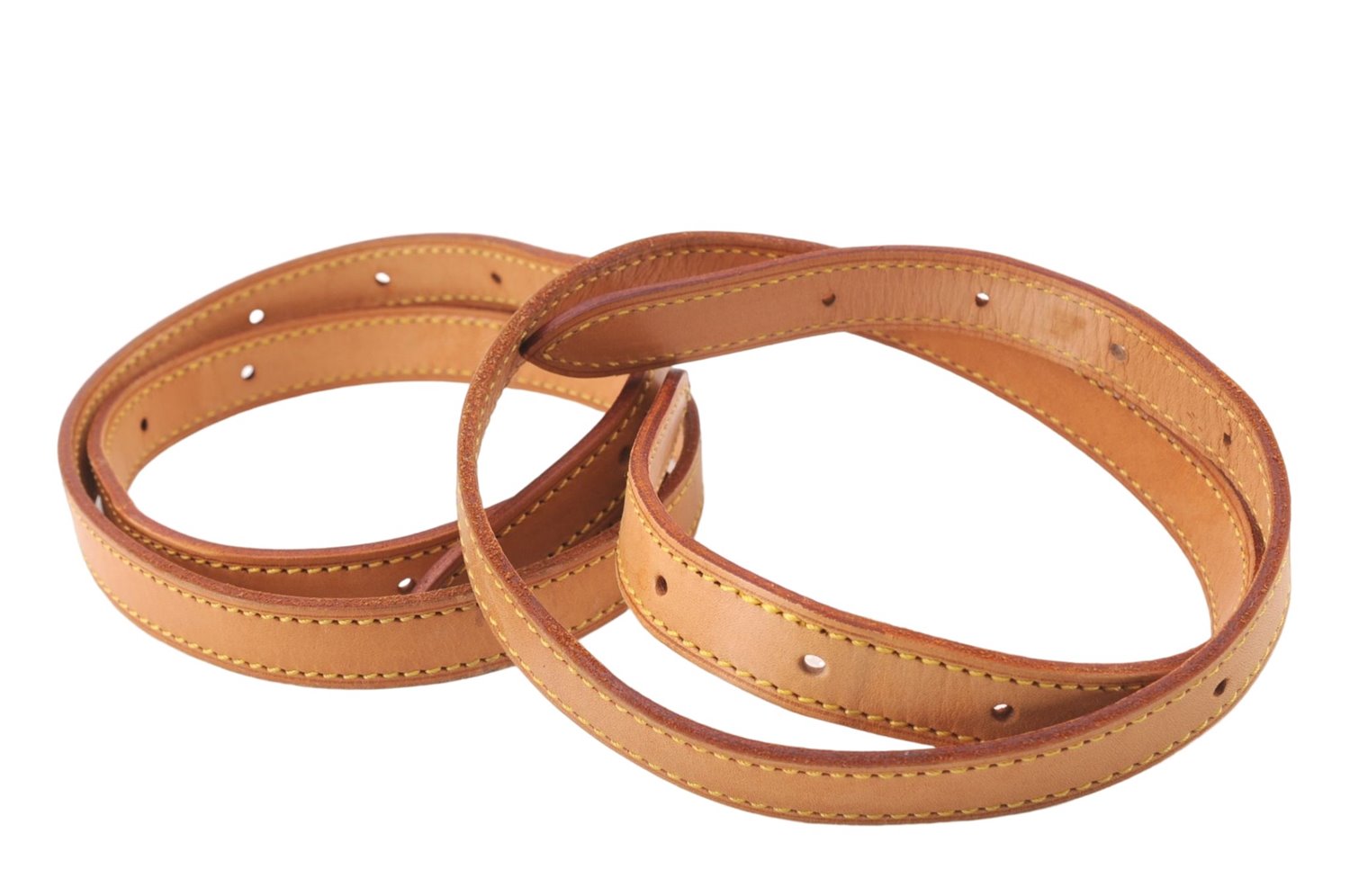 Authentic Louis Vuitton Leather Shoulder Strap For Bucket GM 31.9