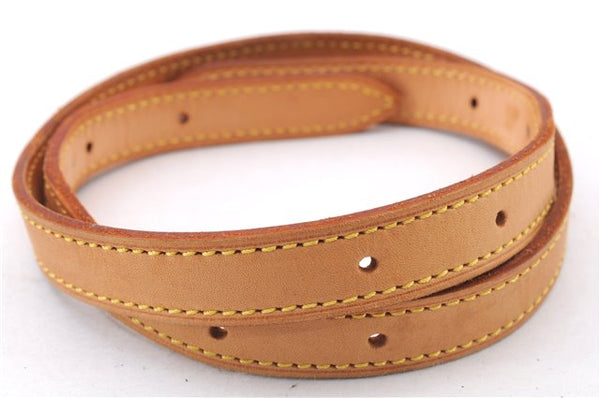 Authentic Louis Vuitton Leather Shoulder Strap For Bucket GM 31.9" Beige 6304E