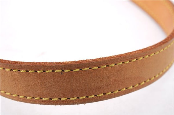 Authentic Louis Vuitton Leather Shoulder Strap For Bucket GM 31.9" Beige 6304E