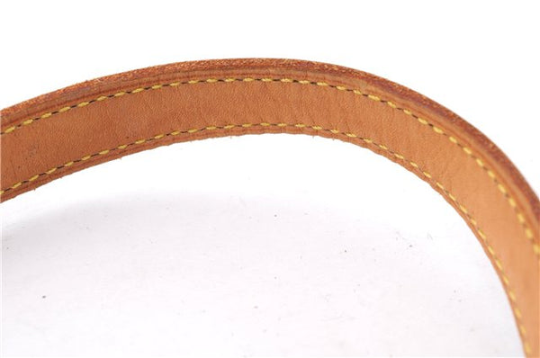 Authentic Louis Vuitton Leather Shoulder Strap For Bucket GM 31.9" Beige 6304E