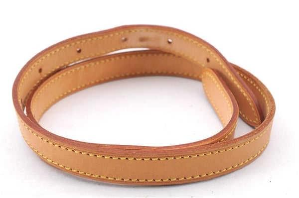 Authentic Louis Vuitton Leather Shoulder Strap For Bucket GM 31.9" Beige 6304E