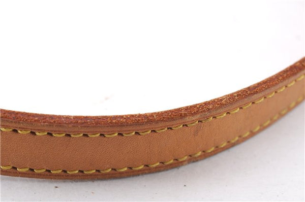 Authentic Louis Vuitton Leather Shoulder Strap For Bucket GM 31.9" Beige 6304E