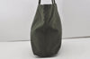 Authentic PRADA Vintage Nylon Tessuto Leather Shoulder Bag Green 6304I