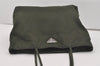 Authentic PRADA Vintage Nylon Tessuto Leather Shoulder Bag Green 6304I