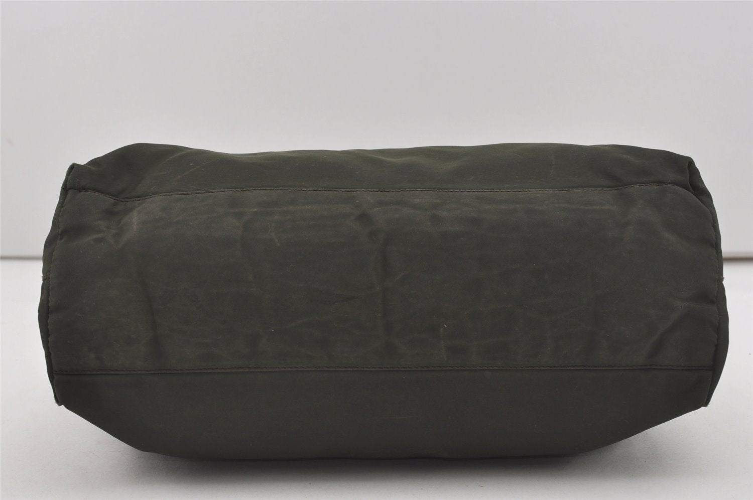 Authentic PRADA Vintage Nylon Tessuto Leather Shoulder Bag Green 6304I