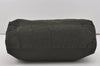 Authentic PRADA Vintage Nylon Tessuto Leather Shoulder Bag Green 6304I