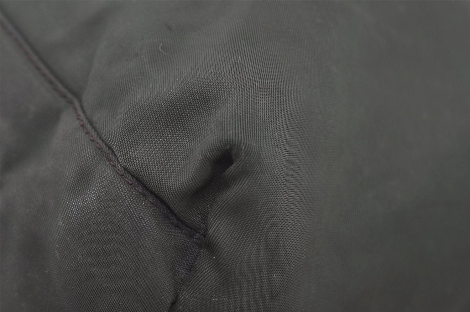 Authentic PRADA Vintage Nylon Tessuto Leather Shoulder Bag Green 6304I