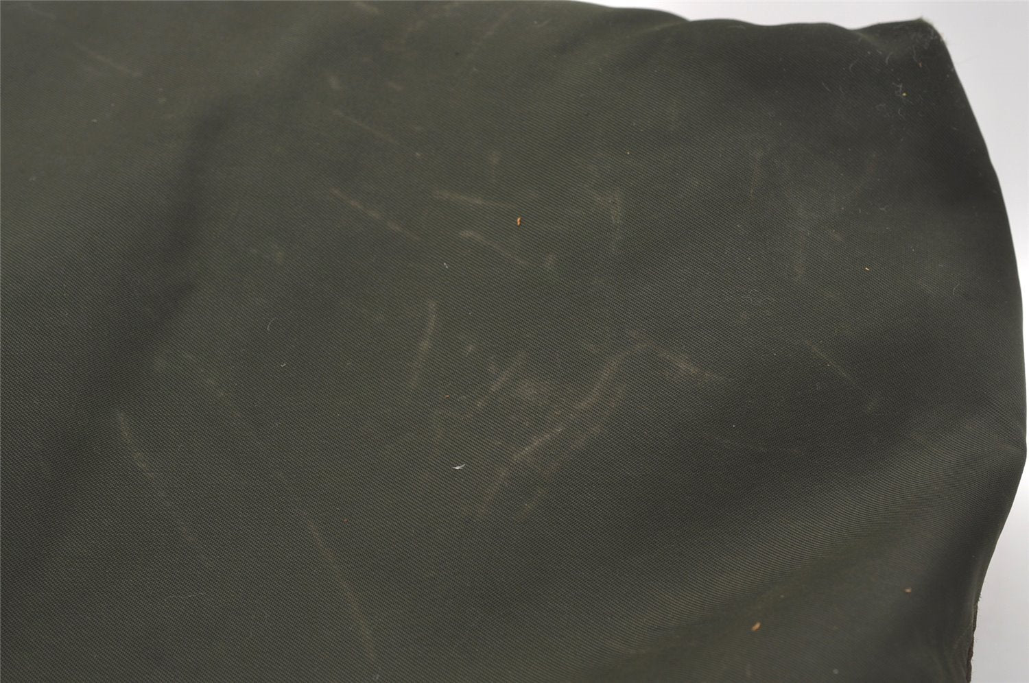 Authentic PRADA Vintage Nylon Tessuto Leather Shoulder Bag Green 6304I