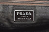 Authentic PRADA Vintage Nylon Tessuto Leather Shoulder Bag Green 6304I