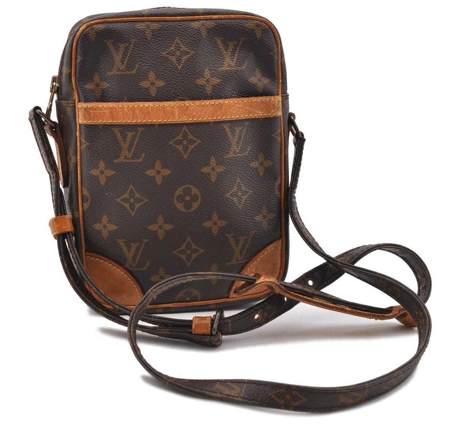 Authentic LOUIS VUITTON Monogram Danube Shoulder Cross Body Bag M45266 LV 6305C