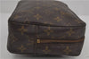 Auth Louis Vuitton Monogram Trousse Toilette 23 Clutch Hand Bag M47524 LV 6305D