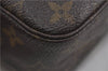 Auth Louis Vuitton Monogram Trousse Toilette 23 Clutch Hand Bag M47524 LV 6305D