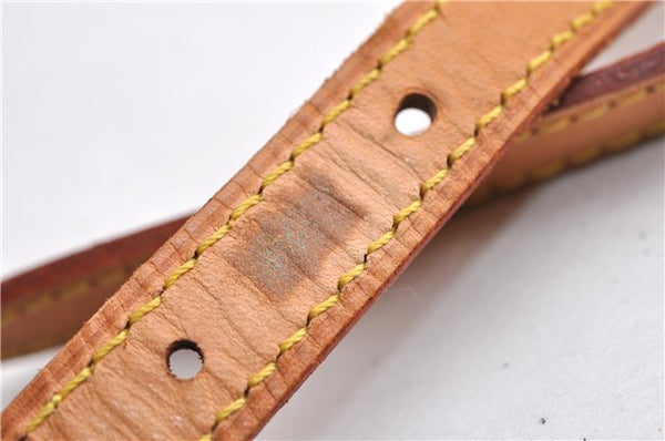 Authentic Louis Vuitton Leather Shoulder Strap For Bucket PM 26.8" Beige 6305E