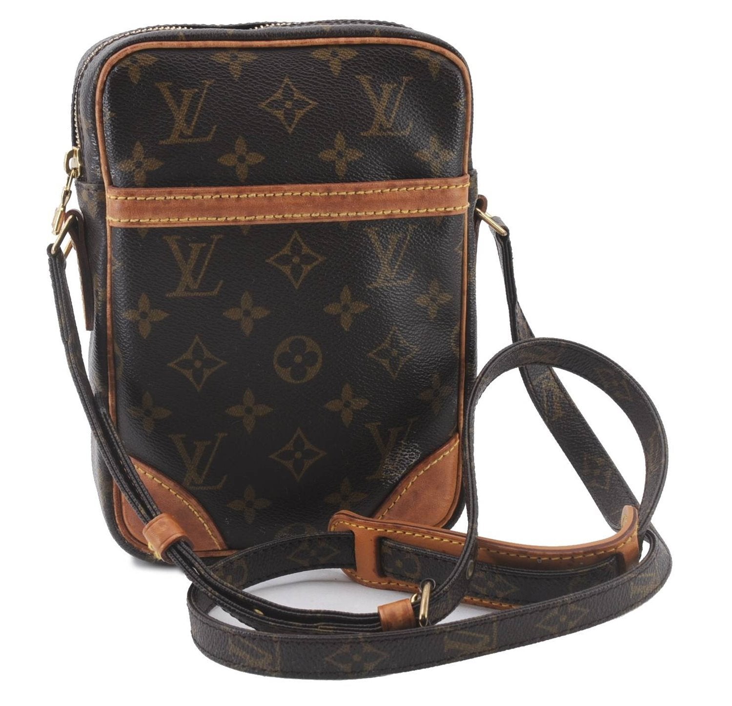Authentic LOUIS VUITTON Monogram Danube Shoulder Cross Body Bag M45266 LV 6306C