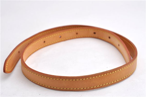 Authentic Louis Vuitton Leather Shoulder Strap For Bucket GM 31.9" Beige 6306E