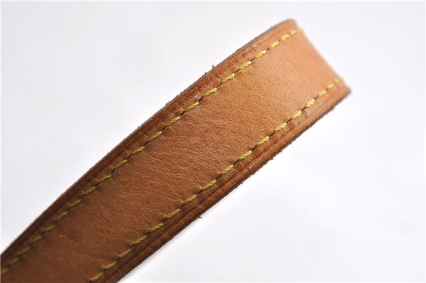 Authentic Louis Vuitton Leather Shoulder Strap For Bucket GM 31.9" Beige 6306E