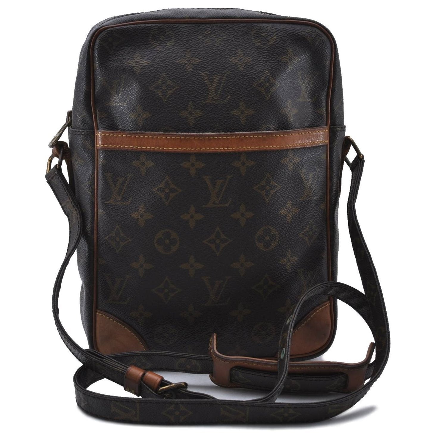 Auth LOUIS VUITTON Monogram Danube MM Shoulder Cross Body Bag M45264 LV 6308C