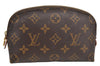 Authentic Louis Vuitton Monogram Pochette Cosmetic Pouch M47515 LV 6308I