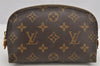 Authentic Louis Vuitton Monogram Pochette Cosmetic Pouch M47515 LV 6308I