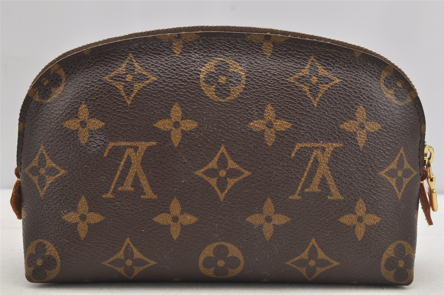 Authentic Louis Vuitton Monogram Pochette Cosmetic Pouch M47515 LV 6308I