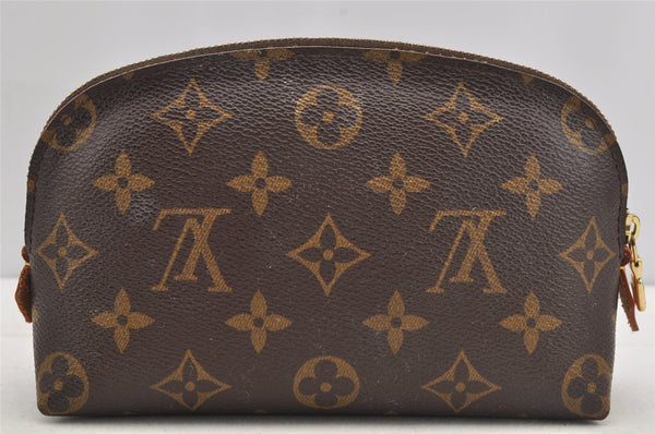 Authentic Louis Vuitton Monogram Pochette Cosmetic Pouch M47515 LV 6308I