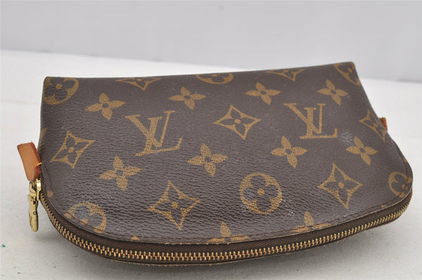 Authentic Louis Vuitton Monogram Pochette Cosmetic Pouch M47515 LV 6308I