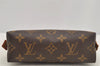 Authentic Louis Vuitton Monogram Pochette Cosmetic Pouch M47515 LV 6308I