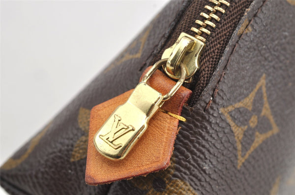 Authentic Louis Vuitton Monogram Pochette Cosmetic Pouch M47515 LV 6308I
